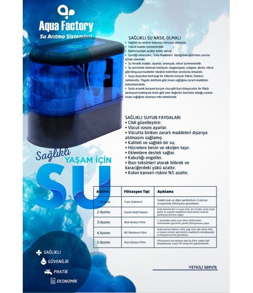 Aqua Factory Evsel Su Arıtma Cihazları